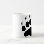 Bärenpranke-Druck Kaffeetasse (Mittel)