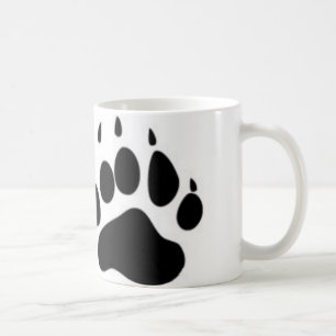 Bärenpranke-Druck Kaffeetasse
