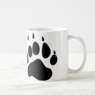 Bärenpranke-Druck Kaffeetasse