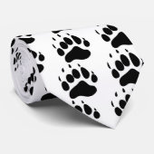 Bärenpranke-Druck Krawatte (Gerollt)