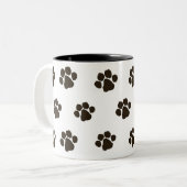 Bärenpranken Zweifarbige Tasse (Vorderseite Links)