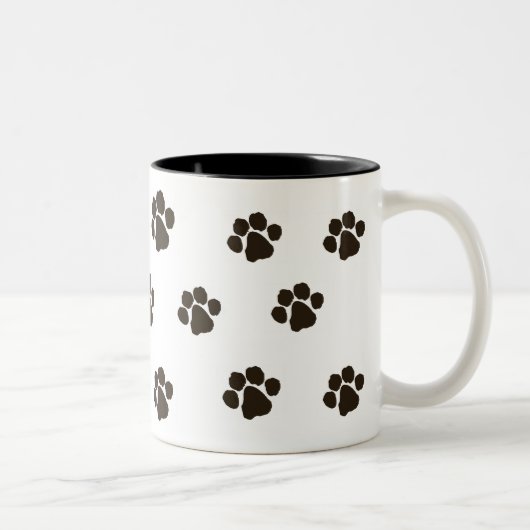 Bärenpranken Zweifarbige Tasse (Rechts)