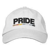 Bärenpride Bestickte Baseballkappe (Vorderseite)