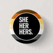 Bärenpride Button (Vorderseite)