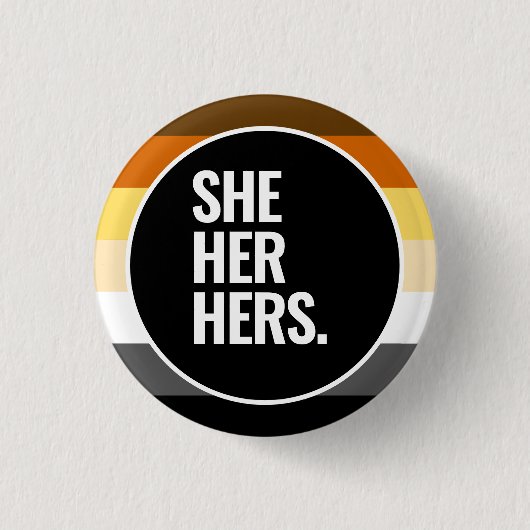 Bärenpride Button (Vorderseite)