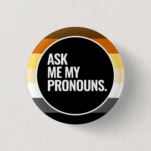 Bärenpride Button (Vorderseite)