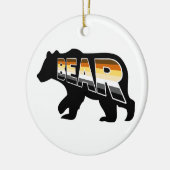Bärenpride Keramik Ornament (Links)