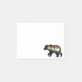 Bärenpride Post-it Klebezettel (Vorderseite)