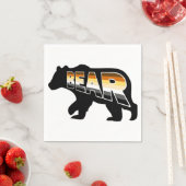 Bärenpride Serviette (Beispiel)