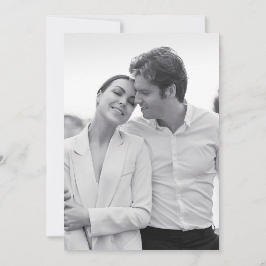 Bärenrassen Acanthus mollis Aquarellhochzeit Einladung (Rückseite)