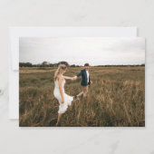 Bärenrassen Acanthus mollis Aquarellhochzeit Einladung (Rückseite)