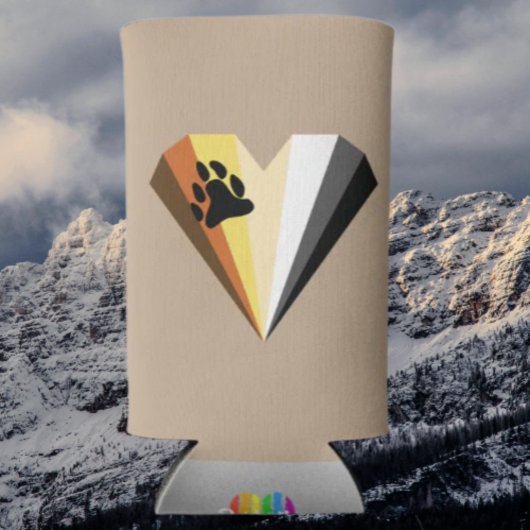 Bärenraub Herz Slim Seltzer kann Getränkekühler Selters Dosenkühler