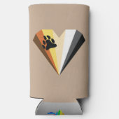 Bärenraub Herz Slim Seltzer kann Getränkekühler Selters Dosenkühler (Rückseite)