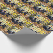 Bärenrollen im Herbst Geschenkpapier (Ecke)