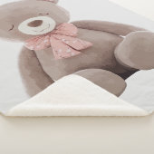 Bärenrosa-Cartoon Sherpadecke (3/4)