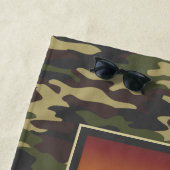 Bärenrost und Camouflage Strandtuch (Beispiel)