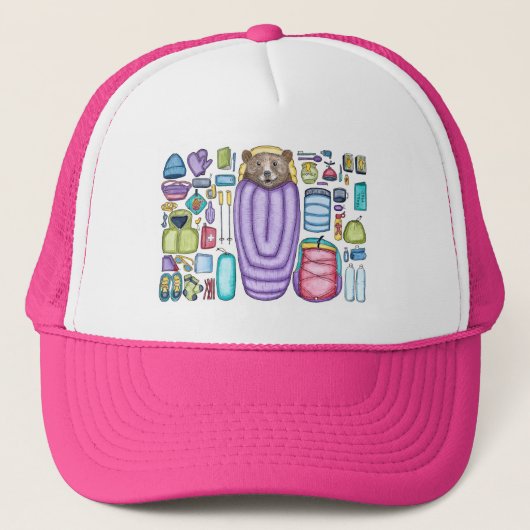 Bärenrückpacker Truckerkappe (Vorderseite)