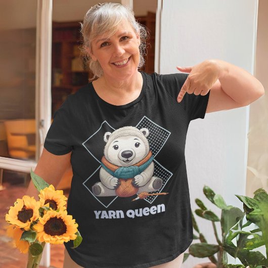 Bärenruhegeschenke für Crocheter-Mama Oma T-Shirt