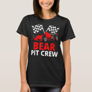 Bärenrutsche Crew Rennen Auto Geburtstagsparty Rac T-Shirt