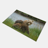 Bärensau und Triplets an der Küste Fußmatte (Schrägansicht)