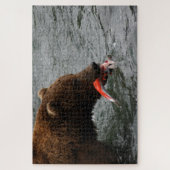 Bärenschlossenheit, Brooks Falls Alaska Puzzle (Vertikal)