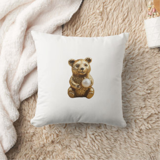 Bärenschmuck mit weißer Perle Kissen