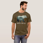 Bärenschutz bewahren Geschenk zum Klimawandel T-Shirt (Vorne ganz)