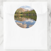 Bärensee. Colorado. Runder Aufkleber (Tasche)