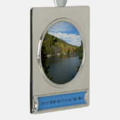 Bärensee im Rocky Mountain Nationalpark Banner-Ornament Silber (Rechts)