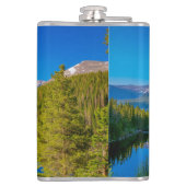 Bärensee im Rocky Mountain Nationalpark Flachmann (Rückseite)