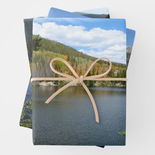 Bärensee im Rocky Mountain Nationalpark Geschenkpapier Set (Beispiel)