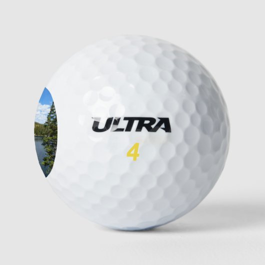 Bärensee im Rocky Mountain Nationalpark Golfball (Logo)
