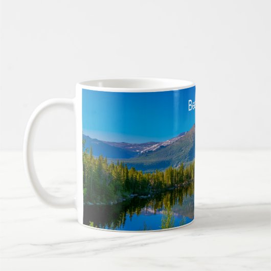 Bärensee im Rocky Mountain Nationalpark Kaffeetasse (Links)