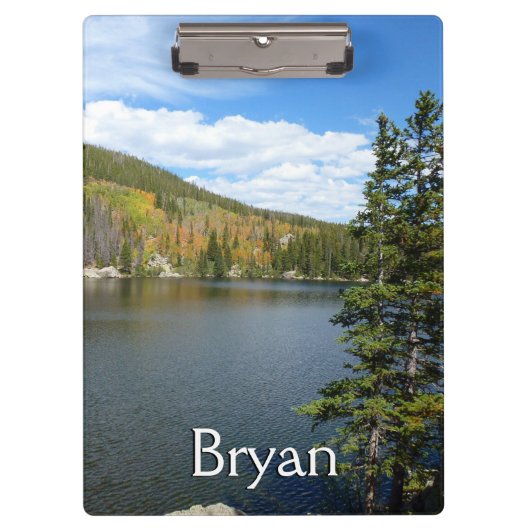 Bärensee im Rocky Mountain Nationalpark Klemmbrett (Vorderseite)