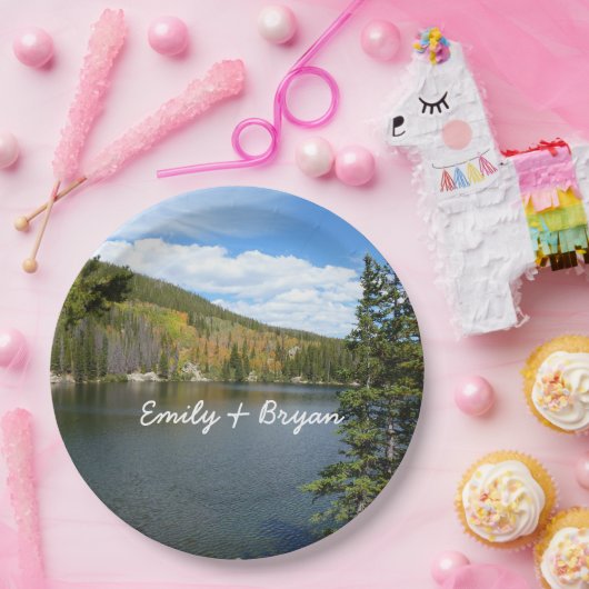 Bärensee im Rocky Mountain Nationalpark Pappteller (Party)