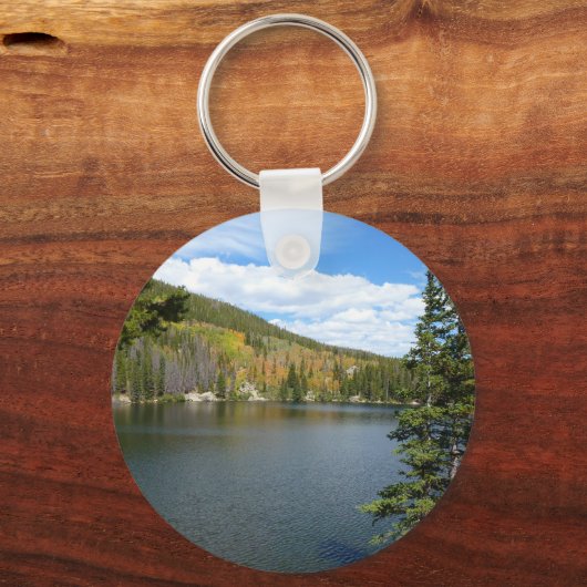 Bärensee im Rocky Mountain Nationalpark Schlüsselanhänger (Rückseite)