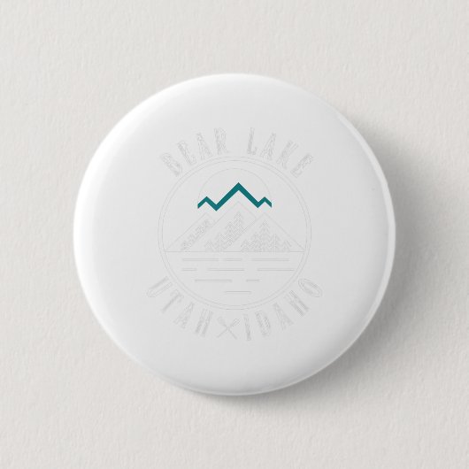 Bärensee Utah Idaho Camping Bootfahren Button (Vorderseite)