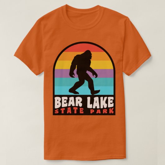 Bärensee Utah Retro Sunset T-Shirt (Design vorne)