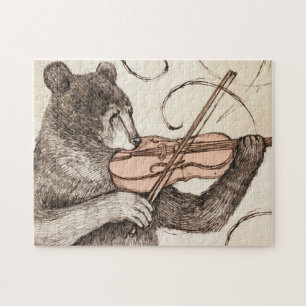 Bärenspiel Violine Jigsaw Puzzle
