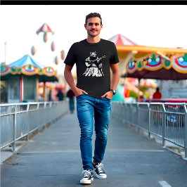 Bärenspielen Akustische Gitarre - Schwarzer T - Sh T-Shirt