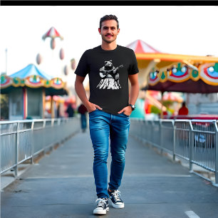 Bärenspielen Akustische Gitarre - Schwarzer T - Sh T-Shirt