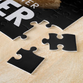 Bärenspielzeug-Halbroboter. Puzzle (Seite)