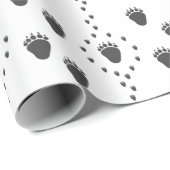 Bärenspur Geschenkpapier (Rolleneckpunkt)