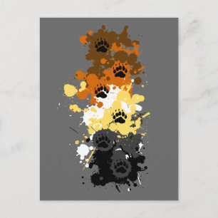 Bärenspuren Postkarte