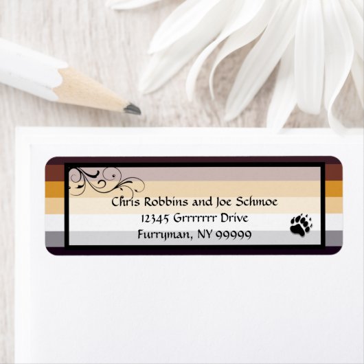 Bärenstolz Custom Wedding/Ceremony Rücksendeadress (Insitu)