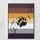Bärenstolz - Einladungen zu Gay Wedding (Rückseite)