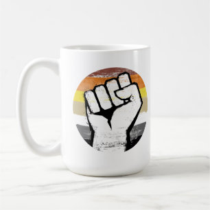 Bärenstolz-Faust-Kreis-Druck Kaffeetasse