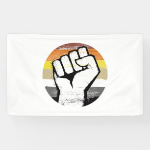 Bärenstolz Faustkreislaufdruck Banner