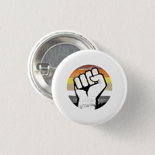 Bärenstolz Faustkreislaufdruck Button (Vorne & Hinten)
