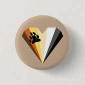 Bärenstolz-Herz-Knopf Button (Vorderseite)